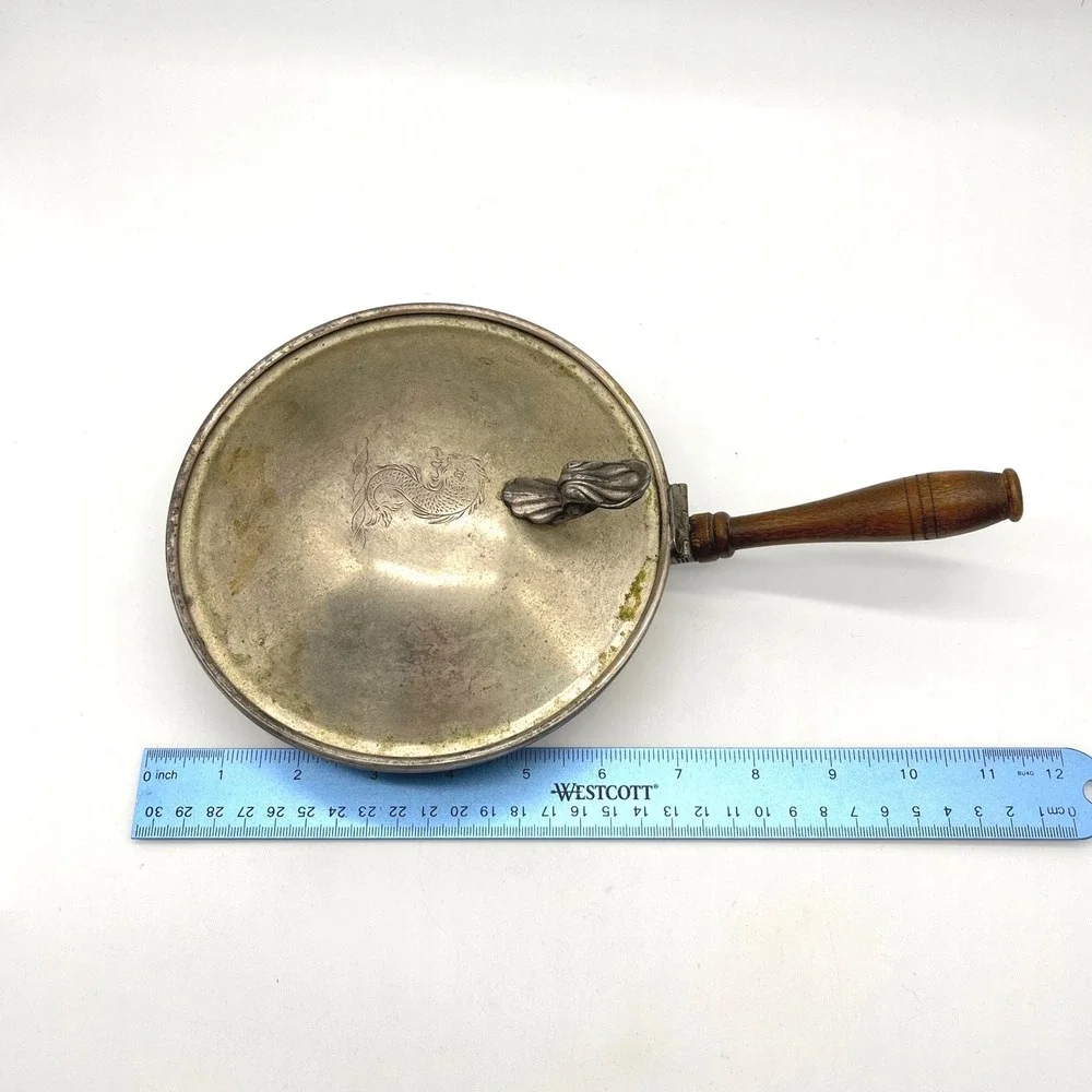 Vintage JLS Silent Butler‎ Crumb Saver Catcher Ashtray Silver Plated